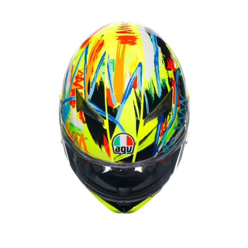 CASCO INTEGRALE AGV K3 E2206 MPLK ROSSI WINTER TEST 2019 | AGV