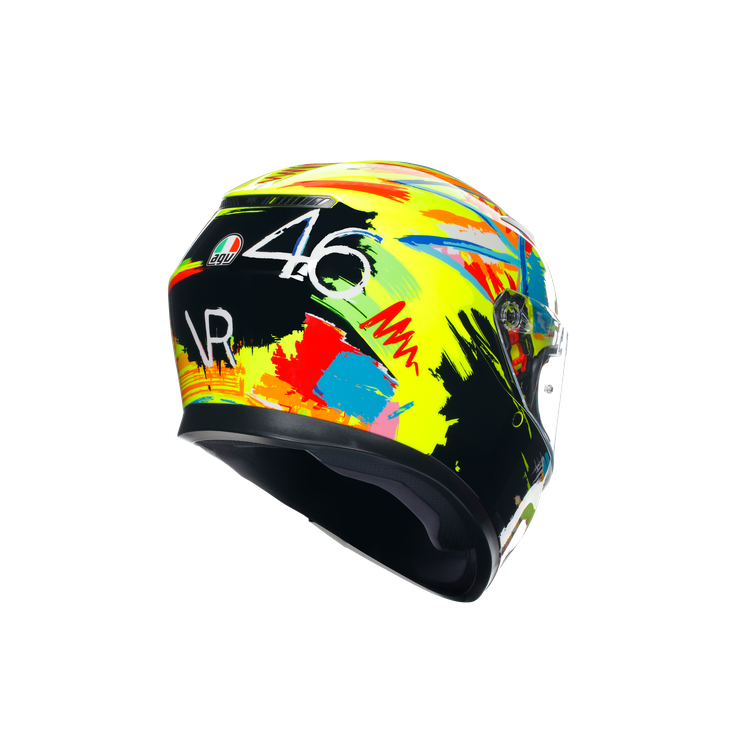 CASCO INTEGRALE AGV K3 E2206 MPLK ROSSI WINTER TEST 2019 | AGV