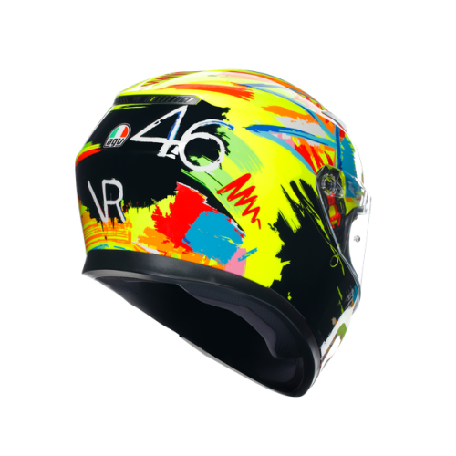CASCO INTEGRALE AGV K3 E2206 MPLK ROSSI WINTER TEST 2019 | AGV