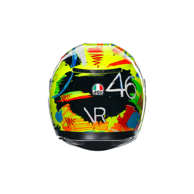 CASCO INTEGRALE AGV K3 E2206 MPLK ROSSI WINTER TEST 2019 | AGV