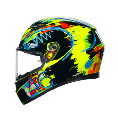 CASCO INTEGRALE AGV K3 E2206 MPLK ROSSI WINTER TEST 2019 | AGV
