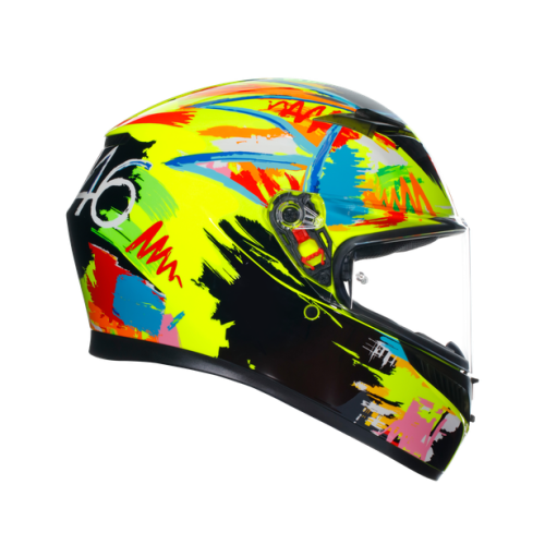 CASCO INTEGRALE AGV K3 E2206 MPLK ROSSI WINTER TEST 2019 | AGV