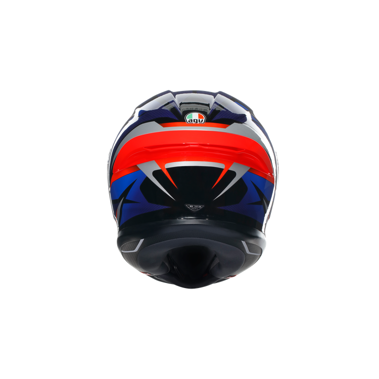 CASCO INTEGRALE AGV K6 S E2206 MPLK SLASHCUT BLACK BLUE RED | AGV