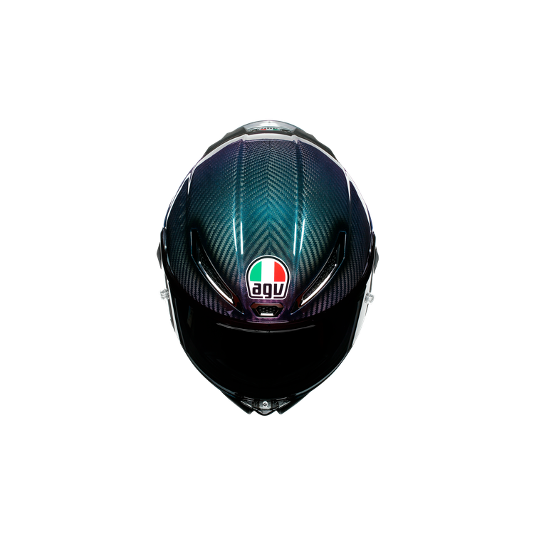 CASCO INTEGRALE PISTA GP RR AGV E2206 DOT MPLK MONO IRIDIUM CARBON | AGV