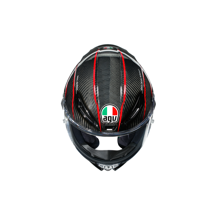 CASCO INTEGRALE PISTA GP RR AGV E2206 DOT MPLK PERFORMANCE CARBON RED | AGV