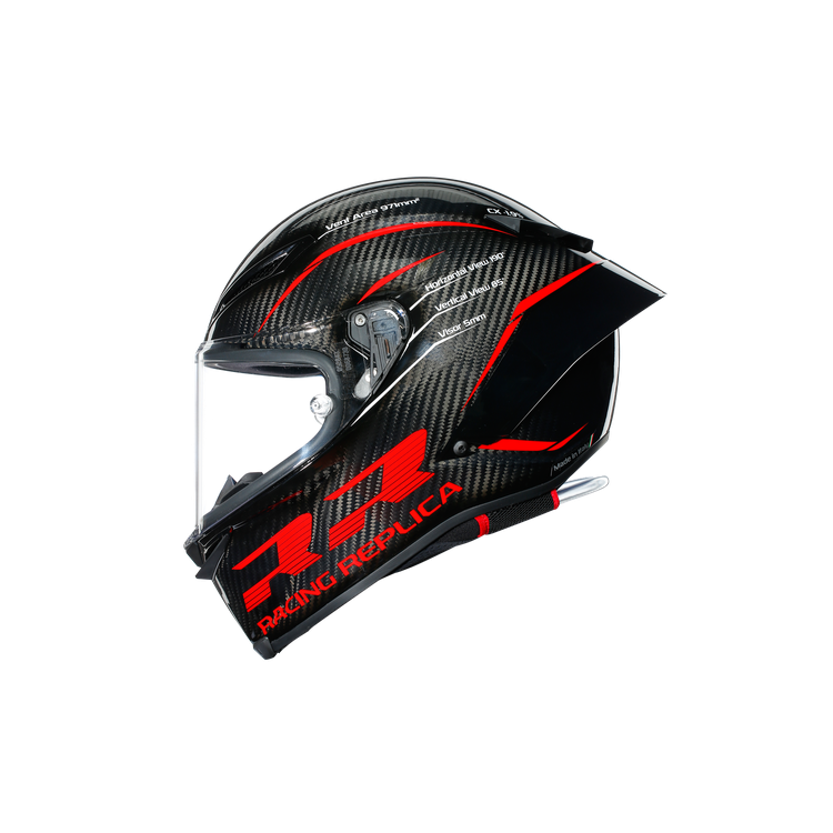 CASCO INTEGRALE PISTA GP RR AGV E2206 DOT MPLK PERFORMANCE CARBON RED | AGV