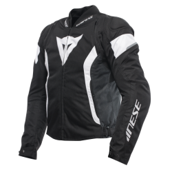 GIACCA AVRO 5 TEX JACKET BLACK WHITE BLACK | DAINESE