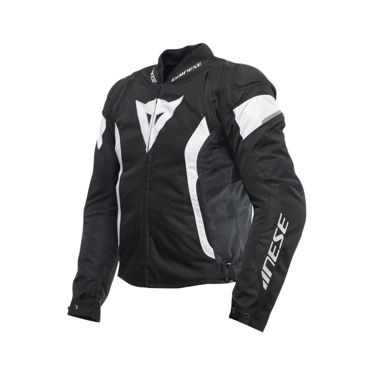 GIACCA AVRO 5 TEX JACKET BLACK WHITE BLACK | DAINESE