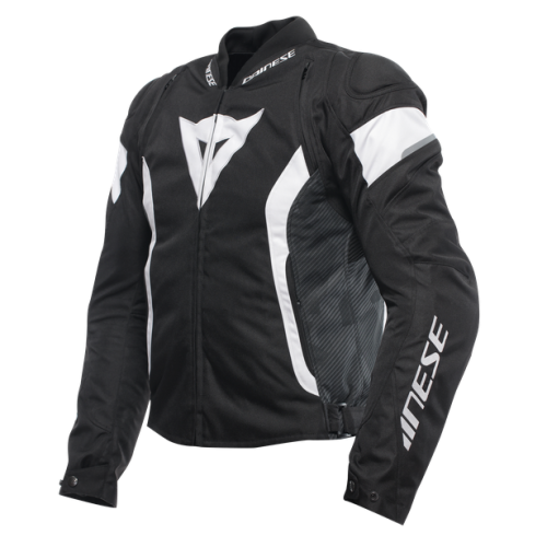 GIACCA AVRO 5 TEX JACKET BLACK WHITE BLACK | DAINESE