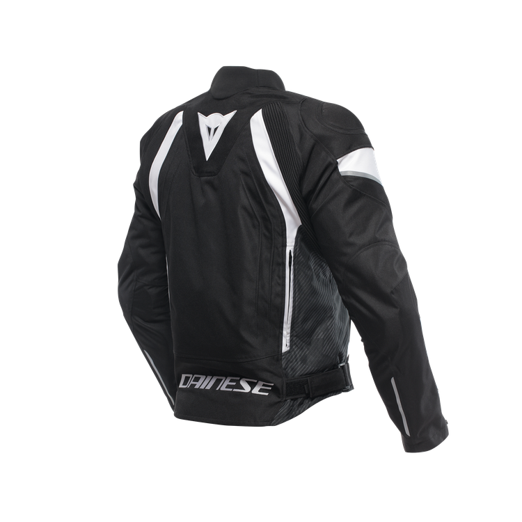 GIACCA AVRO 5 TEX JACKET BLACK WHITE BLACK | DAINESE