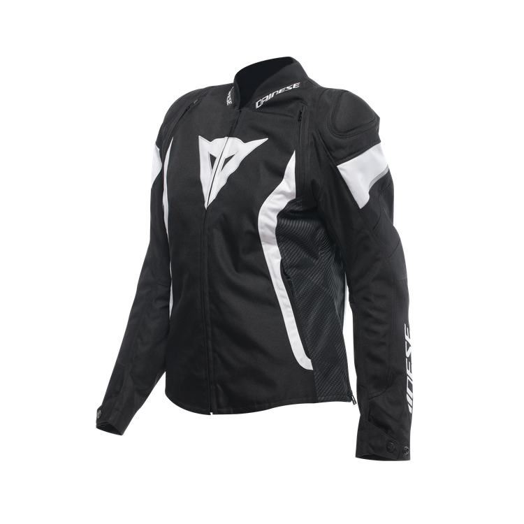 GIACCA AVRO 5 TEX JACKET WMN BLACK WHITE BLACK | DAINESE