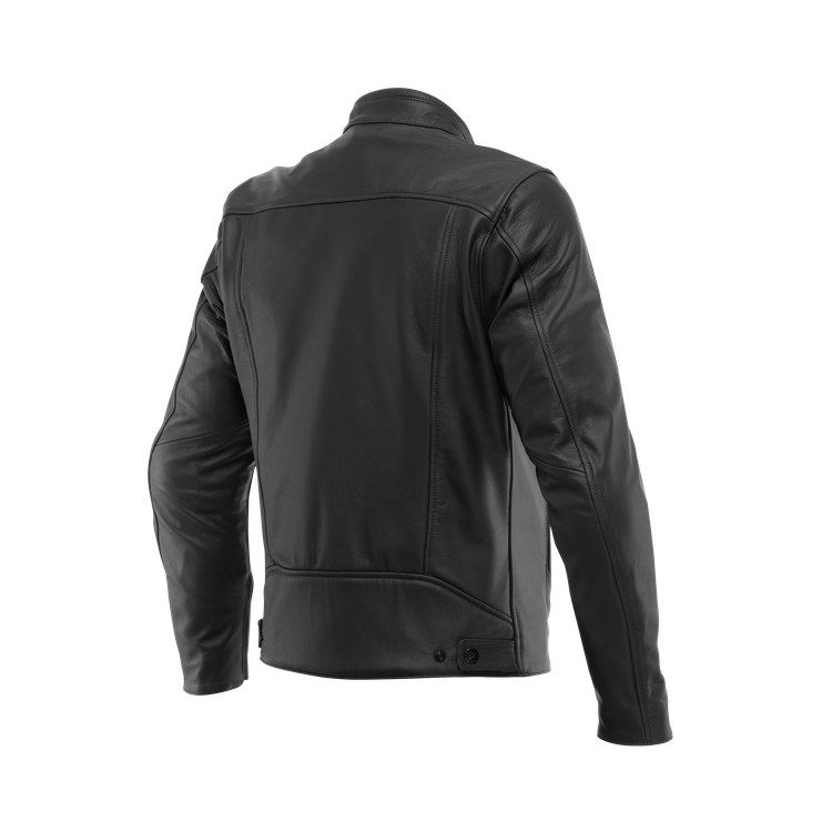 GIACCA FULCRO LEATHER JACKET BLACK | DAINESE