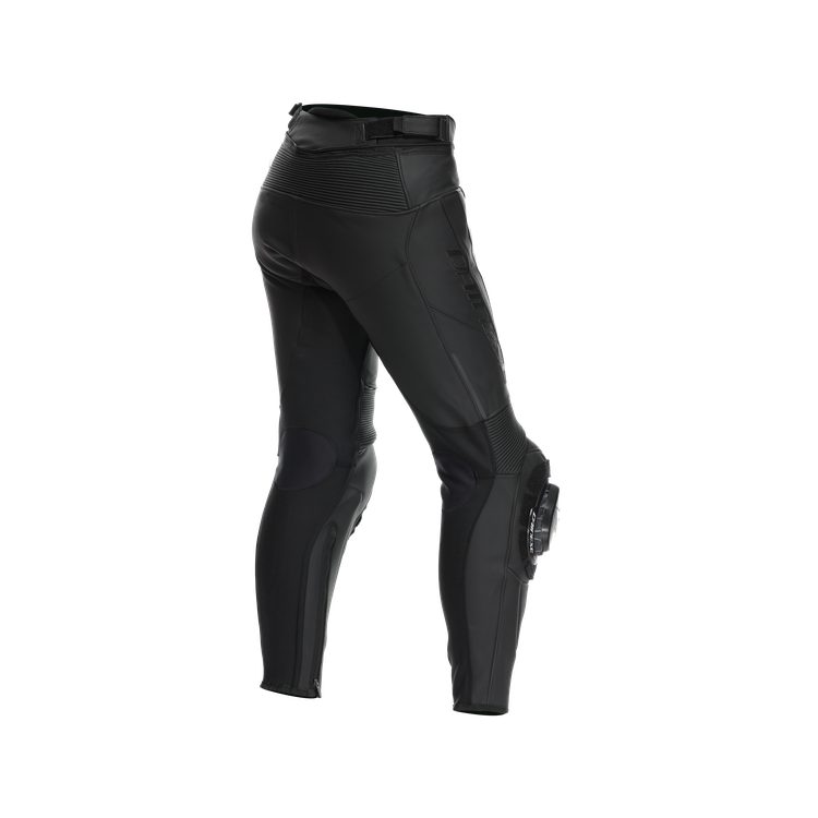 PANTALONI DELTA 4 LEATHER PANTS WMN BLACK BLACK | DAINESE