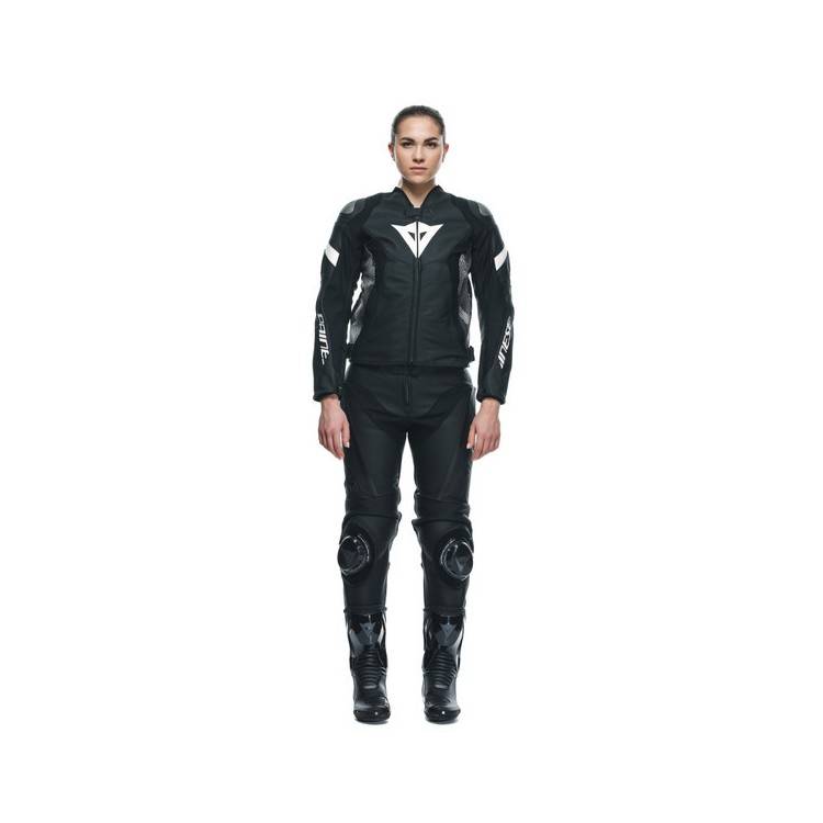 PANTALONI DELTA 4 LEATHER PANTS WMN BLACK BLACK | DAINESE