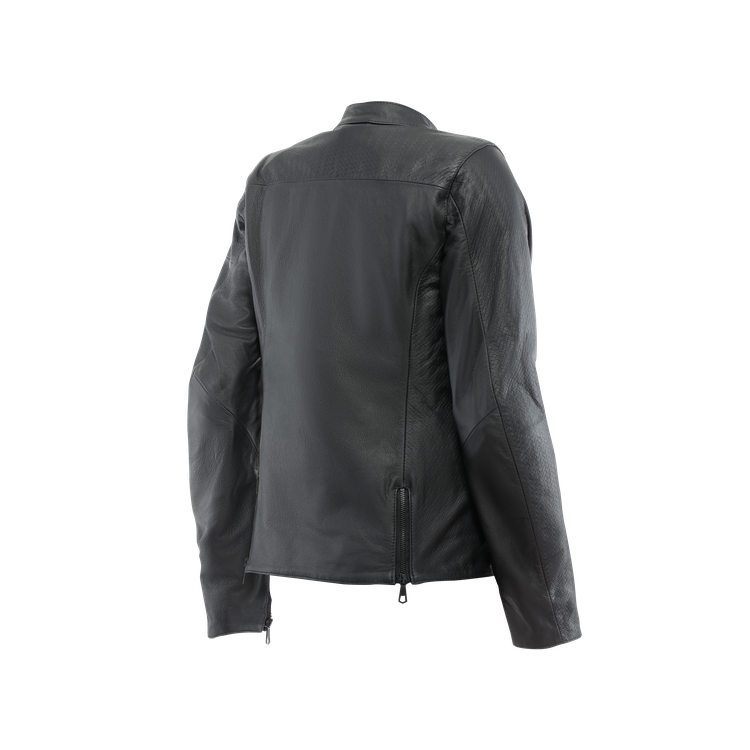 GIACCA ITENERE LEATHER JACKET WOMAN BLACK| DAINESE