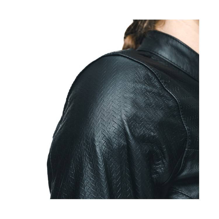 GIACCA ITENERE LEATHER JACKET WOMAN BLACK| DAINESE