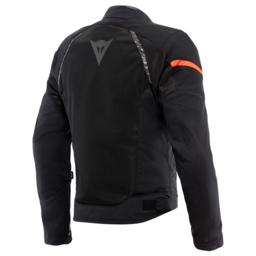 GIACCA AIR FRAME 3 TEX JACKET BLACK BLACK RED-FLUO | DAINESE