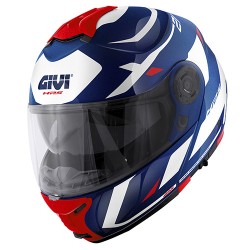 CASCO MOD X21 EVO NUMBER BLU BIANCO ROSSO | GIVI | HX21RNBLR