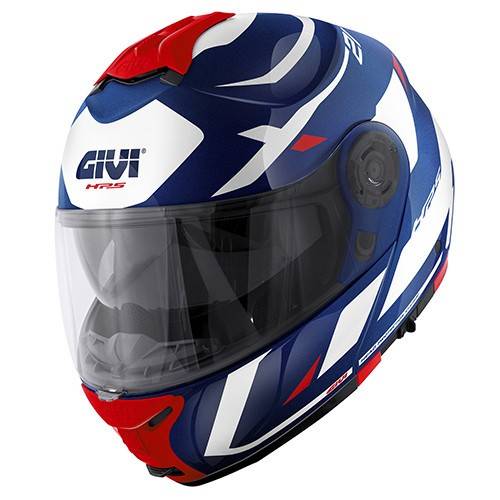 CASCO MOD X21 EVO NUMBER BLU BIANCO ROSSO | GIVI | HX21RNBLR
