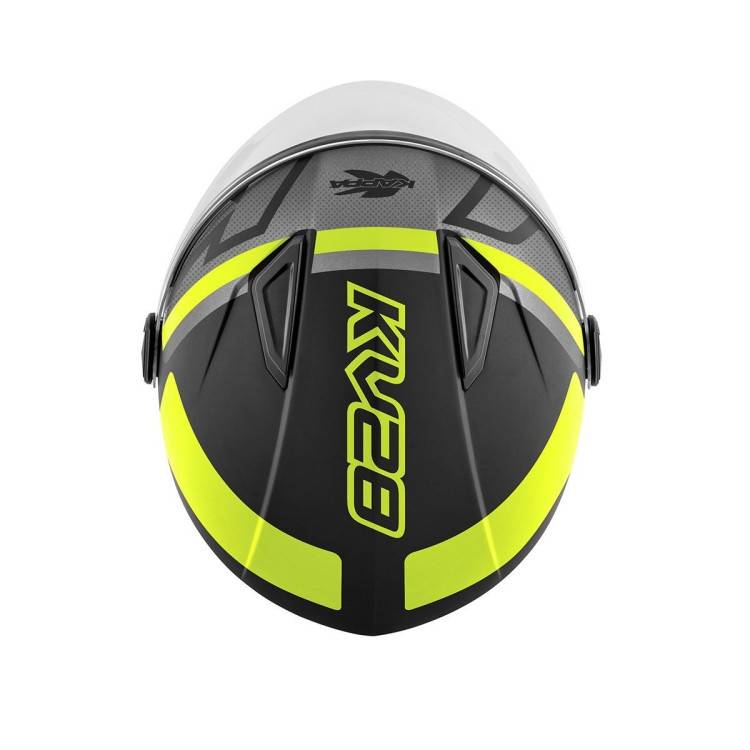 CASCO D.JET KV28R JOIN NERO TITANIO GIALLO | KAPPA