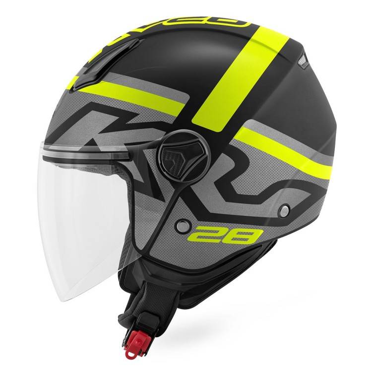 CASCO D.JET KV28R JOIN NERO TITANIO GIALLO | KAPPA