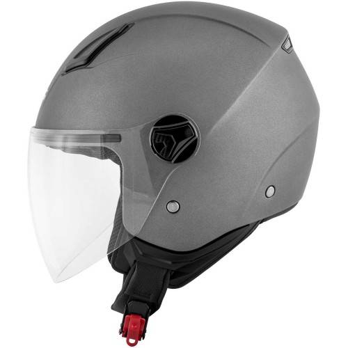 CASCO D.JET KV28S MONOCOLORE TITANIO | KAPPA