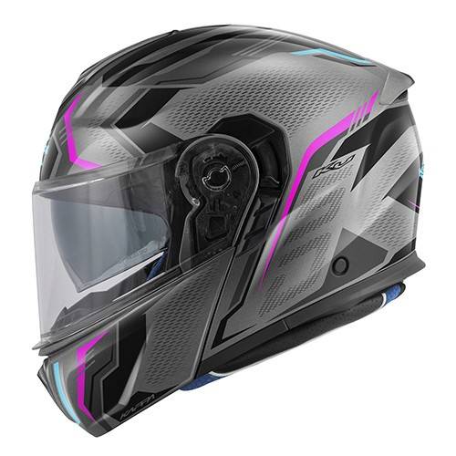 CASCO MODULARE KV50F ESCALADE  TITANIO OPACO ROSA | KAPPA