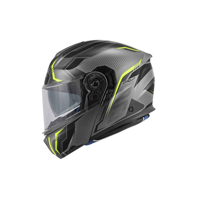 CASCO MODULARE KV50F ESCALADE TITANIO OPACO GIALLO | KAPPA