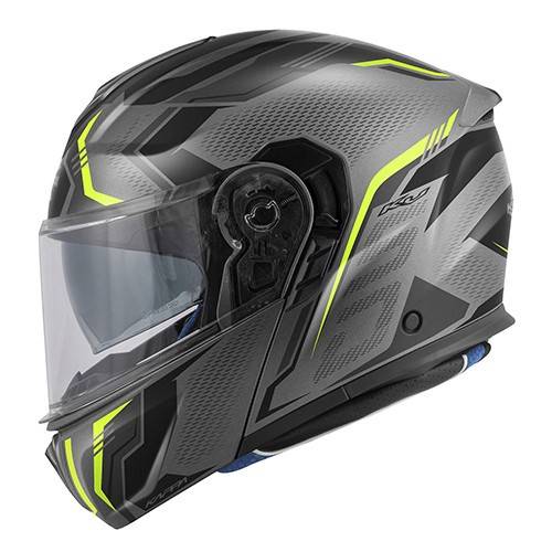 CASCO MODULARE KV50F ESCALADE TITANIO OPACO GIALLO | KAPPA