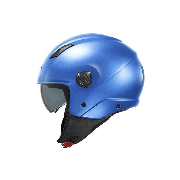 CASCO DEMI-JET KV58 BLU LUCIDO | KAPPA