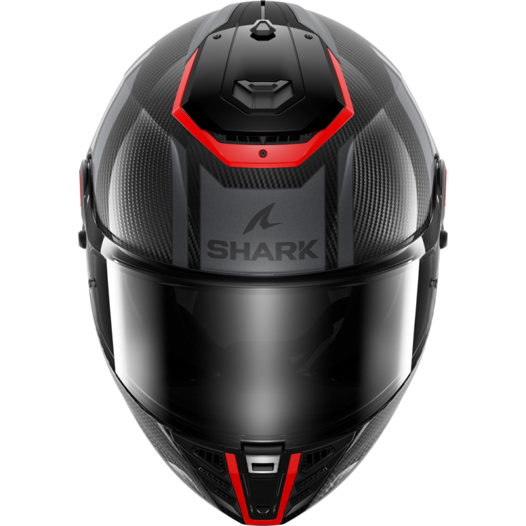 CASCO INTEGRALE SPARTAN RS CARBON SHAWN CARBON ORANGE SILVER | SHARK HELMETS