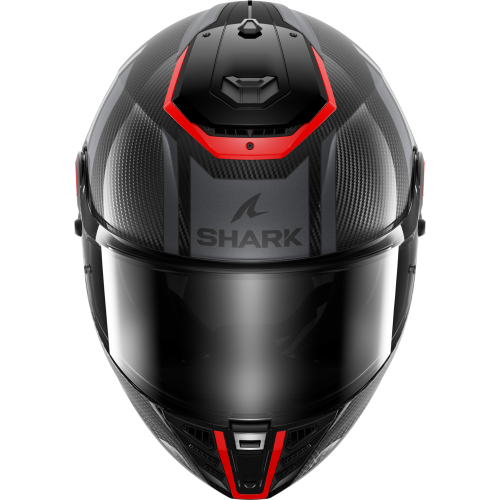 CASCO INTEGRALE SPARTAN RS CARBON SHAWN CARBON ORANGE SILVER | SHARK HELMETS