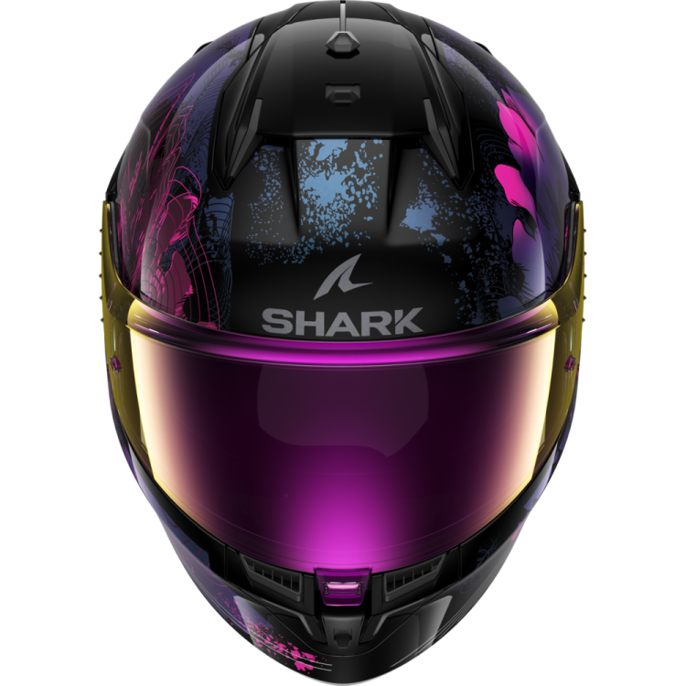 CASCO INTEGRALE D-SKWAL 3 MAYFER BLACK VIOLET GLITTER | SHARK HELMETS