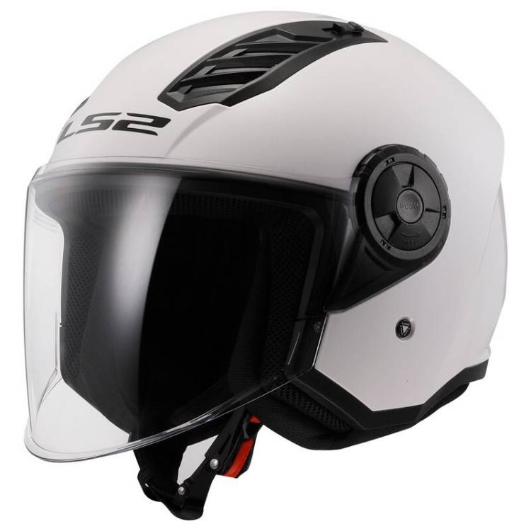 CASCO JET LS2 OF616 AIRFLOW II SOLID GLOSS WHITE-06  | LS2