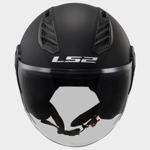 CASCO JET LS2 OF616 AIRFLOW II SOLID MATT BLACK-06  | LS2