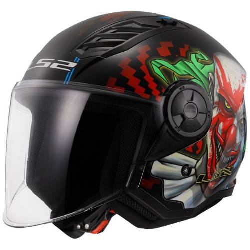 CASCO JET LS2 OF616 AIRFLOW II HAPPY DREAMS-06  | LS2