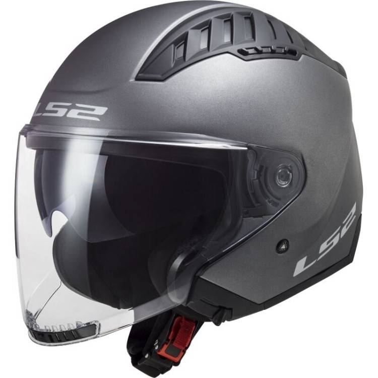 CASCO JET LS2 OF600 COPTER II MATT TITANIUM-06  | LS2
