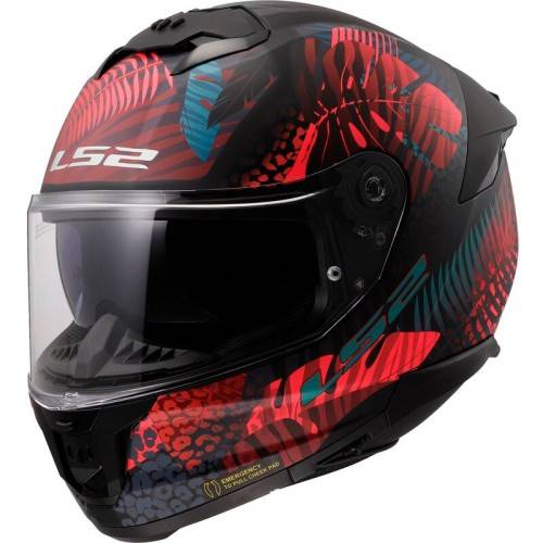 CASCO INTEGRALE LS2 FF808 STREAM II JUNGLE M.BLACK PINK BLUE-06  | LS2