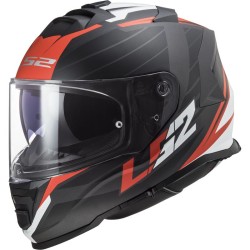 CASCO INTEGRALE LS2 FF800 STORM II NERVE MATT BLACK RED-06  | LS2