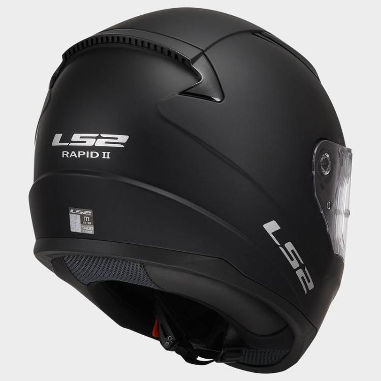 CASCO INTEGRALE LS2 FF353 RAPID II SOLID MATT BLACK-06  | LS2