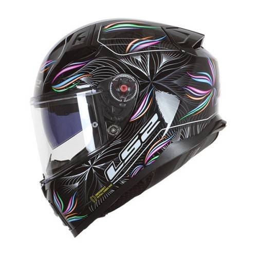 CASCO INTEGRALE LS2 FF811 VECTOR II TROPICAL BLACK WHITE-06  | LS2