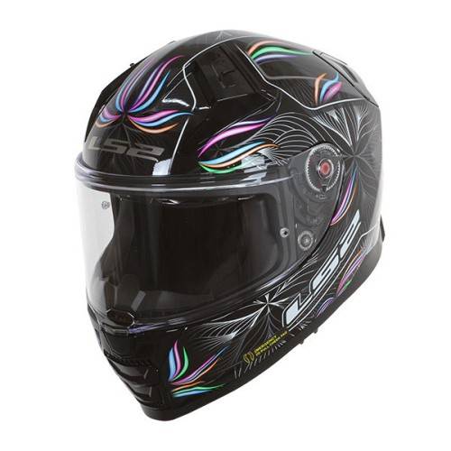 CASCO INTEGRALE LS2 FF811 VECTOR II TROPICAL BLACK WHITE-06  | LS2