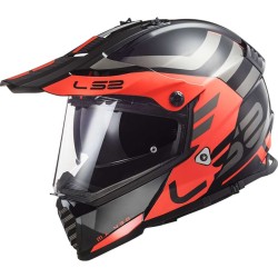 CASCO OFFROAD LS2 MX436 PIONEER EVO ADVENTURER M.BLACK ORANGE | LS2