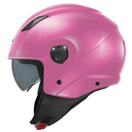 CASCO DEMI-JET KV58 ROSA LUCIDO KAPPA