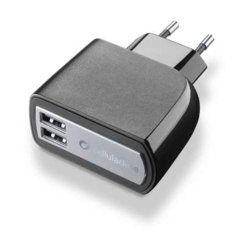 Cellularline USB charger dual 15W accessori