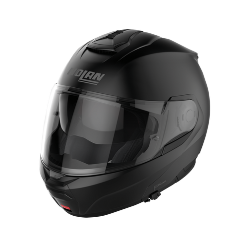 CASCO MODULARE N100-6 CLASSIC N-COM 010 FLAT BLACK  | NOLAN