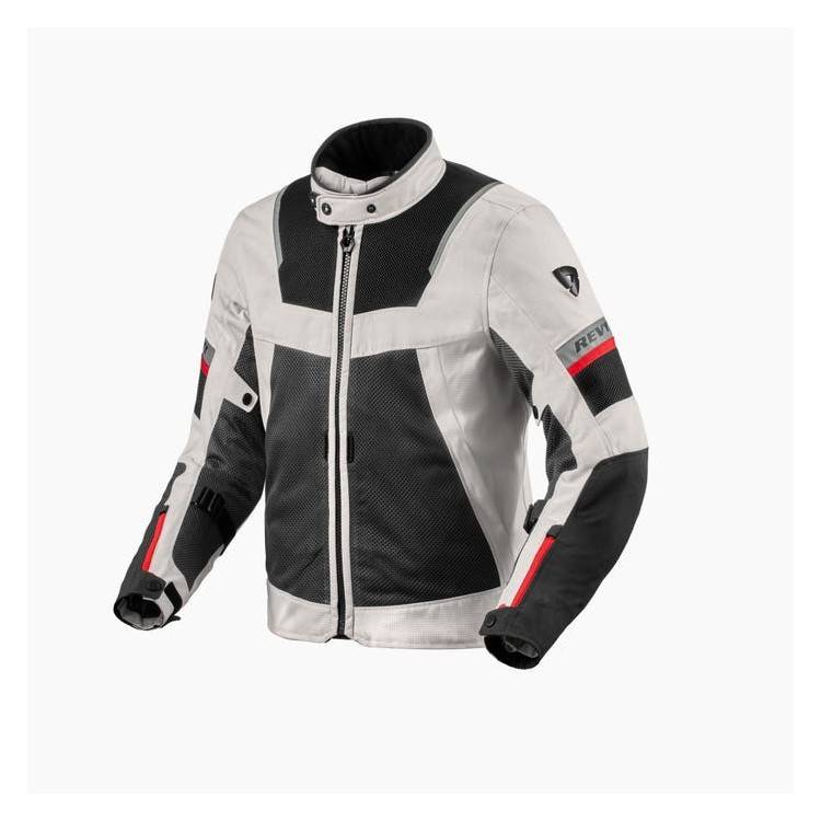 GIACCA TORNADO 4 H2O ARGENTO-NERO  | REV'IT