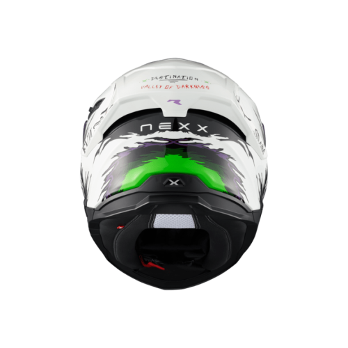 CASCO INTEGRALE Y.100R NIGHT RIDER WHITE  | NEXX HELMETS