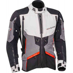 GIACCA RAGNAR NERO GRIGIO ROSSO | IXON