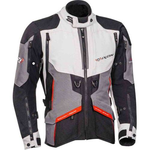 GIACCA RAGNAR NERO GRIGIO ROSSO  | IXON